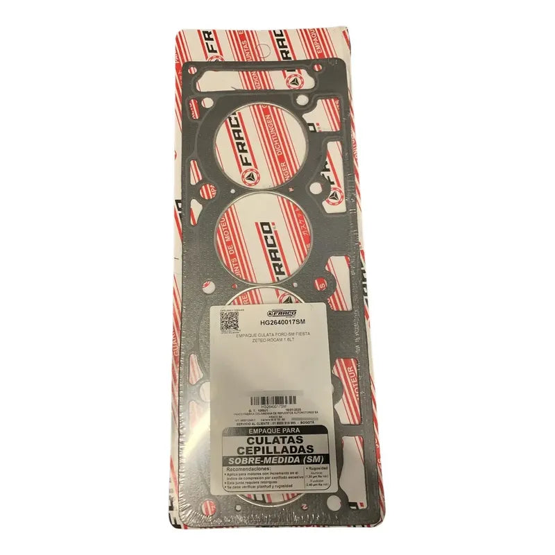 Empacadura Camara Fiesta Ecosport Ka 1.6 Sobremedida 2.0 Mm